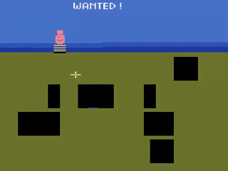 Gangster Alley title screen for Atari 2600